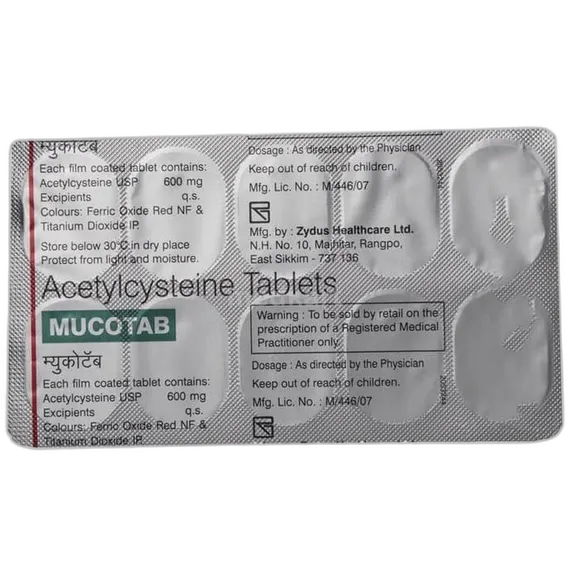 mucotab tablet 10's